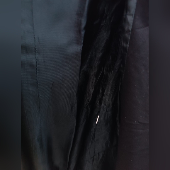 Zara Basic Black Trench Coat - Picture 8 of 10